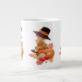 ヴィンテージ巡礼少年祈ズオンパンプキン ジャンボコーヒーマグカップ (正面)