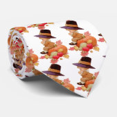 ヴィンテージ巡礼少年祈ズオンパンプキン ネクタイ (ロール)