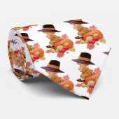 ヴィンテージ巡礼少年祈ズオンパンプキン ネクタイ (ロール)