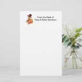 ヴィンテージ巡礼少年祈ズオンパンプキン 便箋 (スタンド正面)