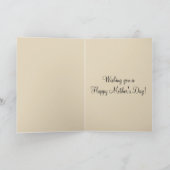 ヴィンテージ巣付き鳥 カード (内部)