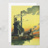 ヴィンテージ工場、波止場製造 (正面/裏面)