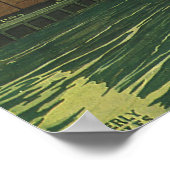 ヴィンテージ工場、波止場製造 ポスター (角)