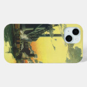 ヴィンテージ工場、波止場製造 Case-Mate iPhoneケース (裏面 (横))