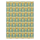 ヴィンテージ工芸スタイル1907柄 テーブルクロス (正面)