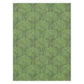 ヴィンテージ工芸品スタイル鳥図柄 テーブルクロス (正面)