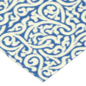 ヴィンテージ工芸品ミッションスタイルつる植物パターン テーブルクロス (アングル)