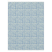 ヴィンテージ工芸品ミッションスタイルつる植物パターン テーブルクロス (正面)