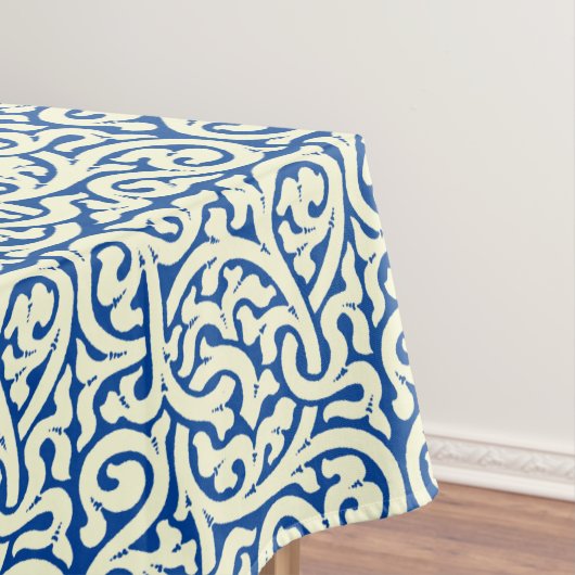 ヴィンテージ工芸品ミッションスタイルつる植物パターン テーブルクロス (インサイチュ)