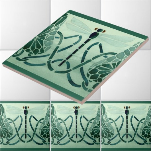 ヴィンテージ工芸品1906トンフライデザイン タイル