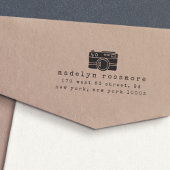 ヴィンテージ差出人住所スタンプ セルフインキングスタンプ