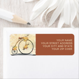 ヴィンテージ差出人住所ラベル ラベル