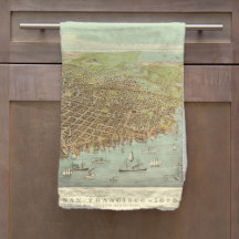 ヴィンテージ市サンフランシスコ復元地図， 1878