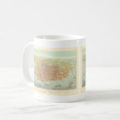 ヴィンテージ市サンフランシスコ復元地図， 1878 コーヒーマグカップ (正面左)