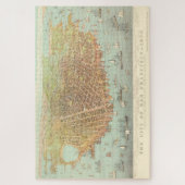 ヴィンテージ市サンフランシスコ復元地図, 1878 ジグソーパズル (縦)