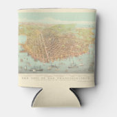 ヴィンテージ市サンフランシスコ復元地図， 1878 缶クーラー (正面)