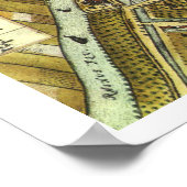 ヴィンテージ市地図 ポスター (角)