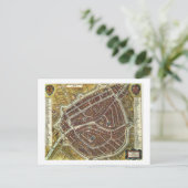 ヴィンテージ市地図 ポストカード (スタンド正面)