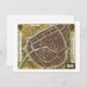 ヴィンテージ市地図 ポストカード (正面/裏面)