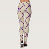 ヴィンテージ市松模様にレグ レギンス (裏面)