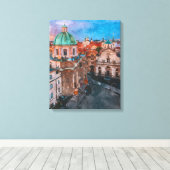 ヴィンテージ市 キャンバスプリント (インサイチュ (ウッドフロア))