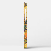 ヴィンテージ布パターン：クローズアップテクスチャ Case-Mate iPhoneケース (裏面 / 左)