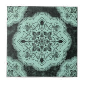 ヴィンテージ布 タイル (正面)