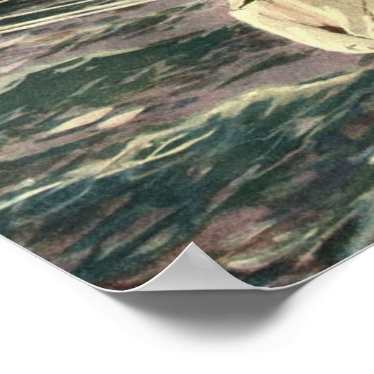 ヴィンテージ帆船メンズセーリングアンティークウィリーストワー ポスター (角)