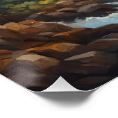 ヴィンテージ帆船 ポスター (コーナー)