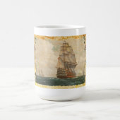 ヴィンテージ帆走海賊 コーヒーマグカップ (中央)