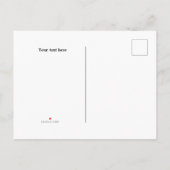 ヴィンテージ帆走船テンプレート 案内ポストカード (裏面)