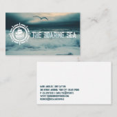 ヴィンテージ帆 | ホイ航海のール | 沿岸波 名刺 (正面/裏面)