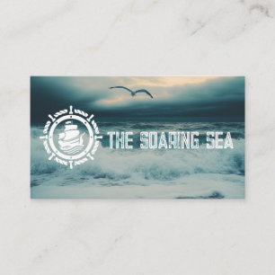 ヴィンテージ帆   ホイ航海のール   沿岸波 名刺