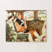 ヴィンテージ帰りクリスマスパズル ジグソーパズル (横)