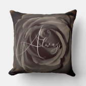 ヴィンテージ常にバラ クッション (正面)