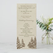 ヴィンテージ常緑結婚式 プログラム (スタンド正面)