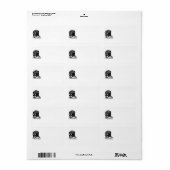 ヴィンテージ帽子ラベル ラベル (フルシート)