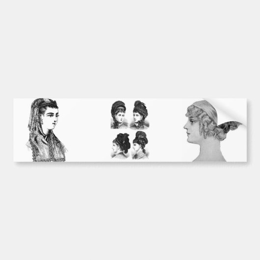 ヴィンテージ帽子 バンパーステッカー (正面)