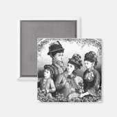 ヴィンテージ帽子 マグネット (正面/裏面)