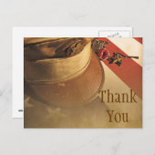 ヴィンテージ帽子、国旗とメダル退役軍人の日はがき ポストカード (正面/裏面)