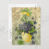 ヴィンテージ平和復活祭 シーズンポストカード (正面/裏面)