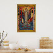 ヴィンテージ平和正義の自由ポスター ポスター (キッチン)