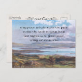 ヴィンテージ平和銀行湾とアイリッシュ賛美ズ シーズンポストカード (正面/裏面)