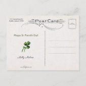 ヴィンテージ平和銀行湾とアイリッシュ賛美ズ シーズンポストカード (裏面)