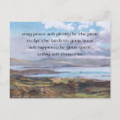 ヴィンテージ平和銀行湾とアイリッシュ賛美ズ シーズンポストカード (正面)