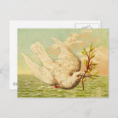 ヴィンテージ平和鳩 ポストカード (正面/裏面)