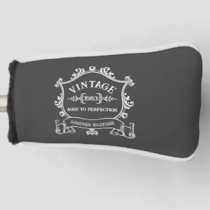 ヴィンテージ年から完成度までの誕生日年 ゴルフヘッドカバー