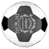 ヴィンテージ年から完成度までの誕生日年 サッカーボール (回転)