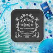 ヴィンテージ年完熟年カスタム誕生年 ペーパープレート (パーティー)