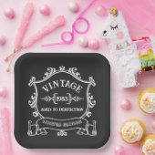 ヴィンテージ年完熟年カスタム誕生年 ペーパープレート (パーティー)